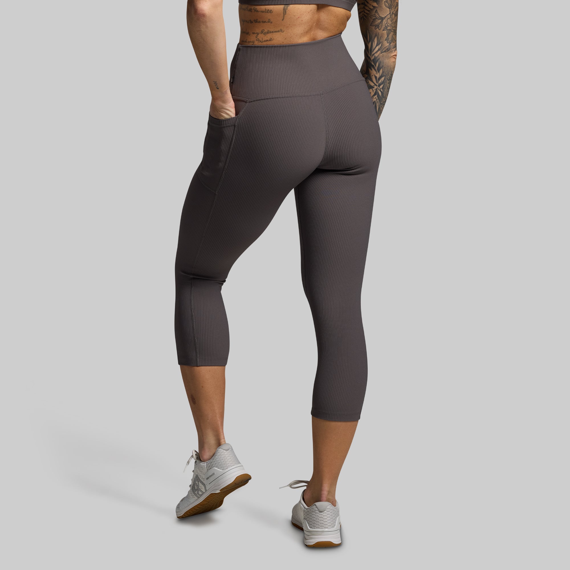 All or Nothing Capri w/ Pockets (Dark Grey) - Image 2