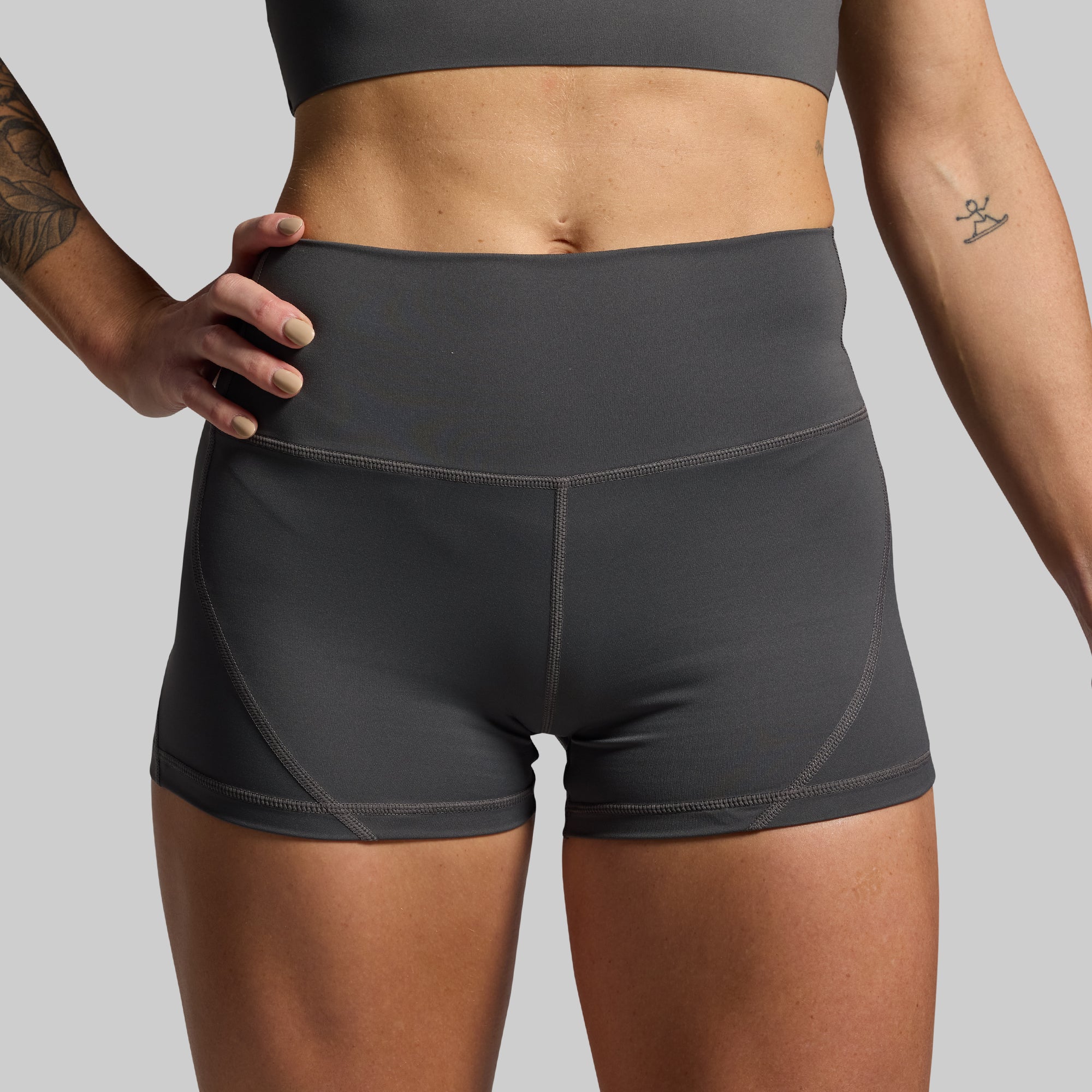 Your Go To Booty Short (Gunmetal) - Image 2
