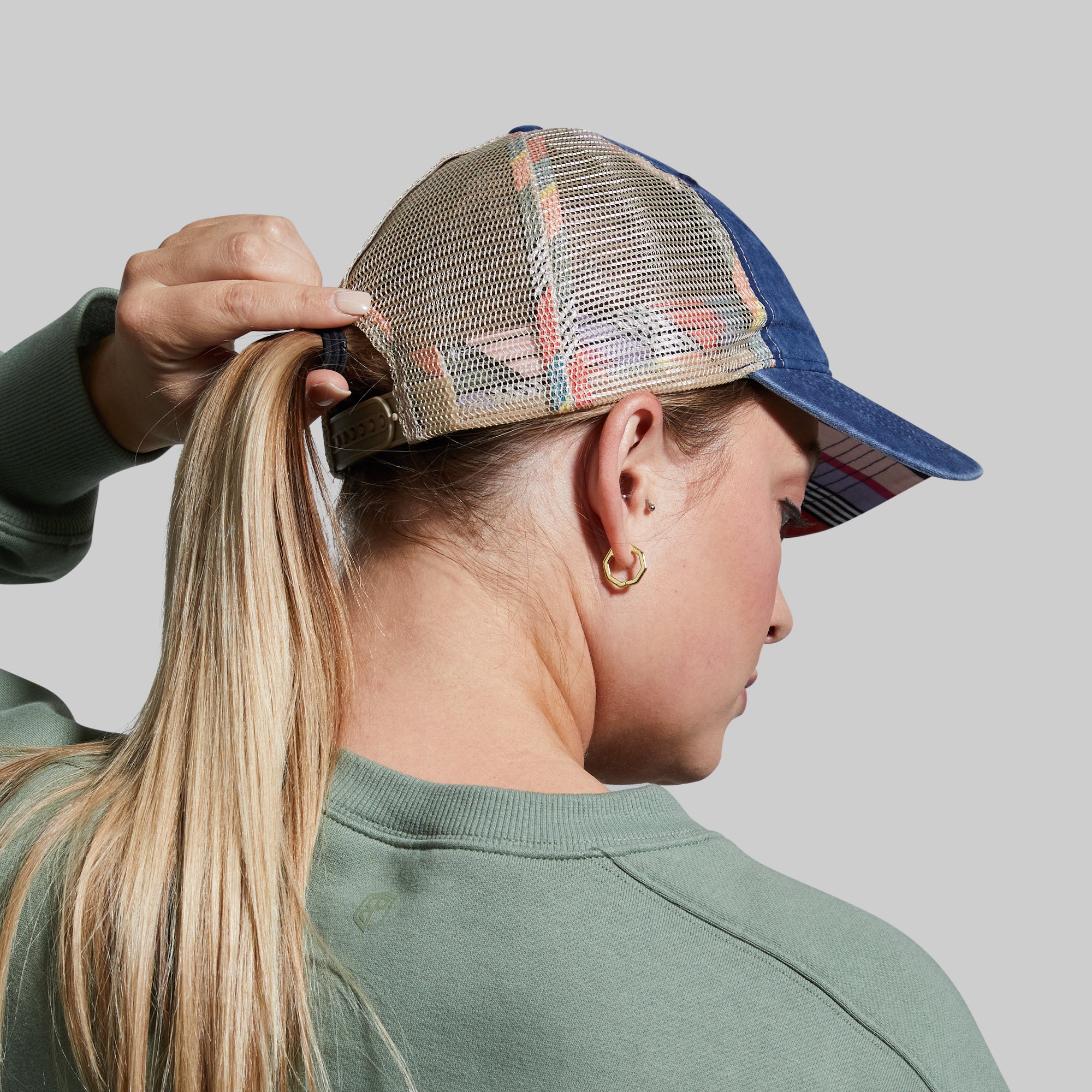 Relax Hat (Denim/Stripes) - Image 4