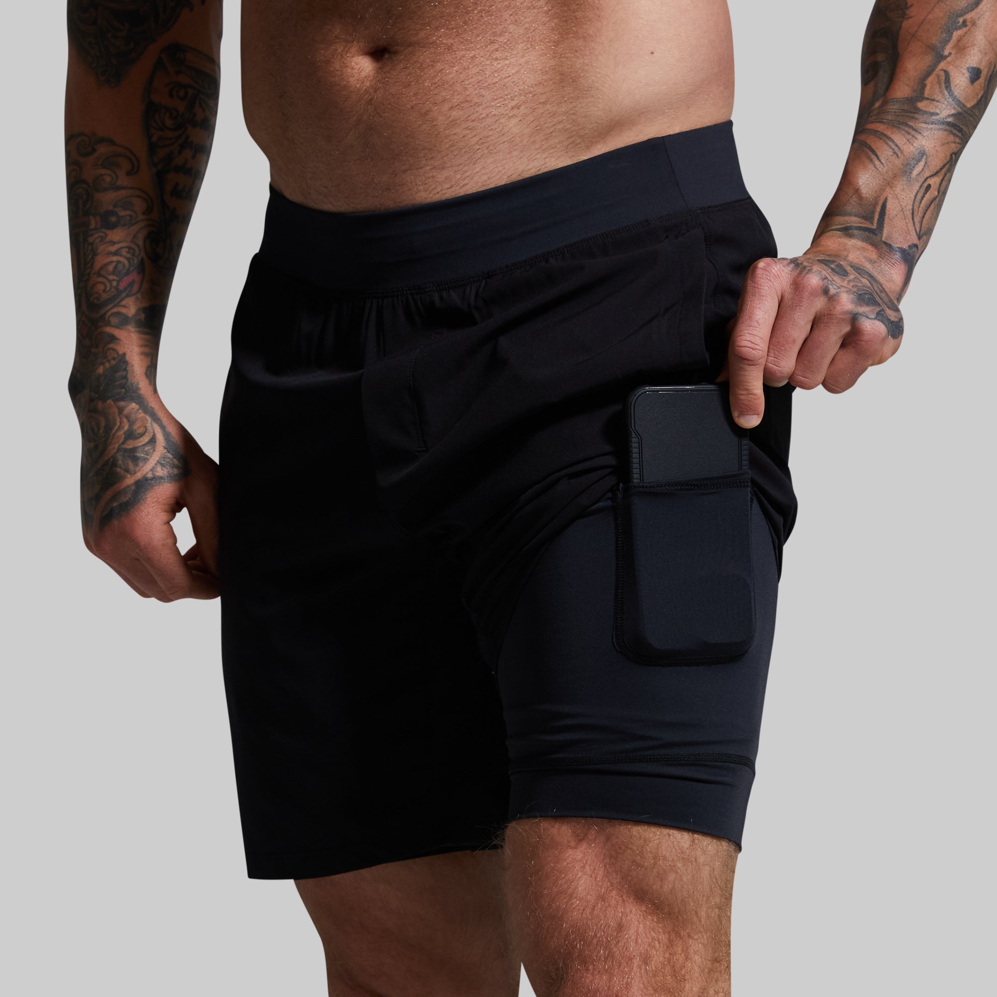 Versatile Short w/ Compression 9 (Black) - Image 2