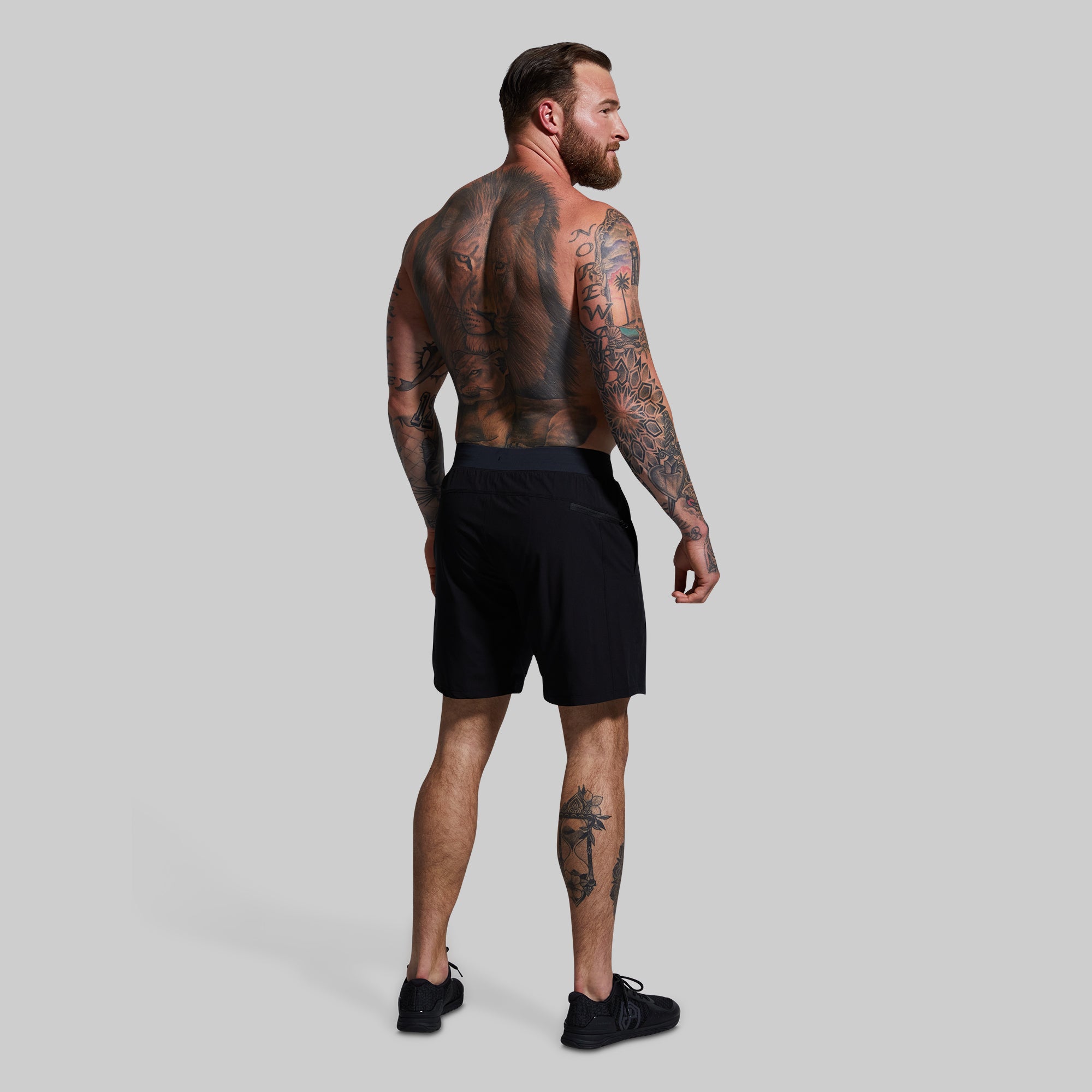 Versatile Short w/ Compression 9 (Black) - Image 8