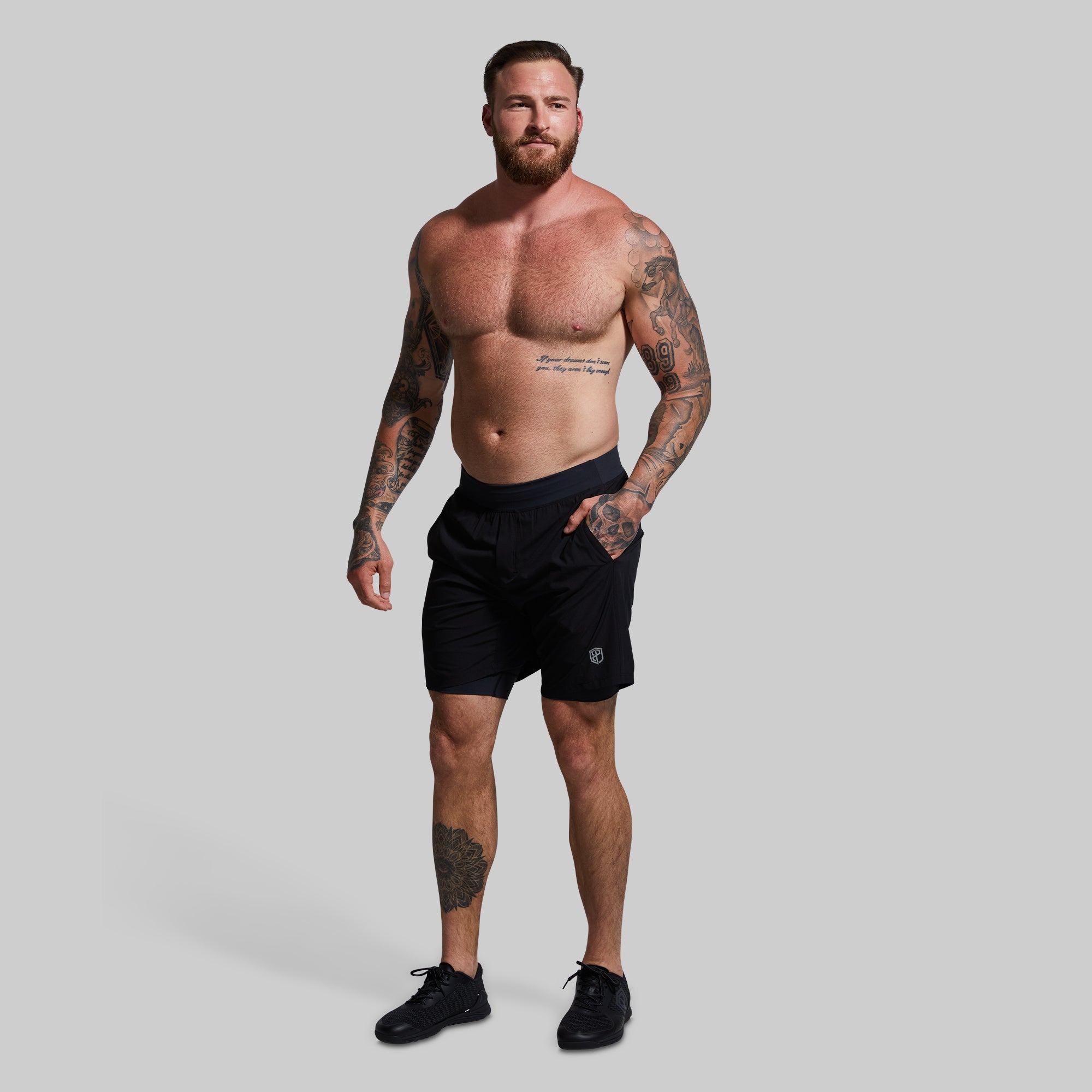 Versatile Short w/ Compression 9 (Black) - Image 7