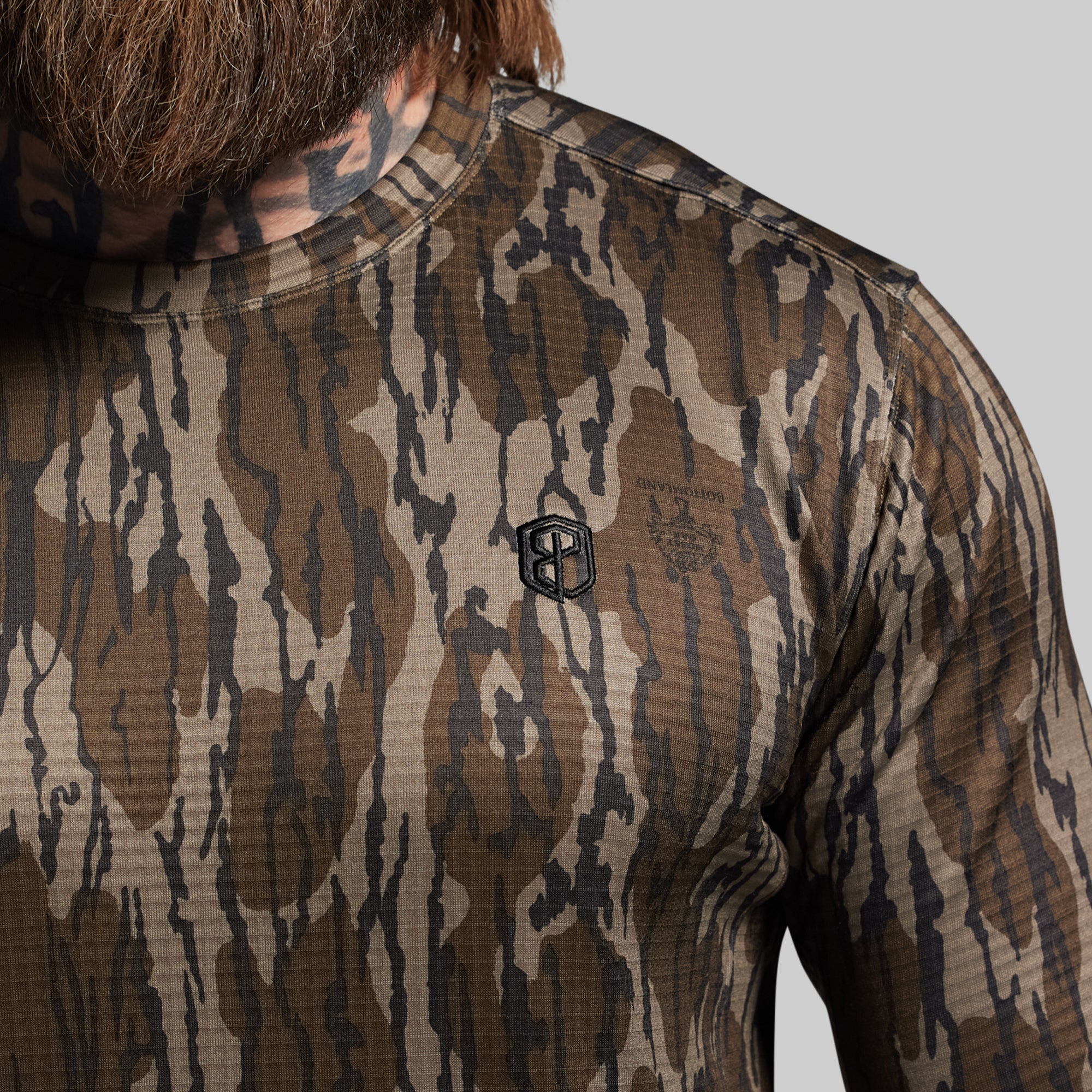 Quiver Grid Fleece Thermal Top (Mossy Oak® Original Bottomland®) - Image 4