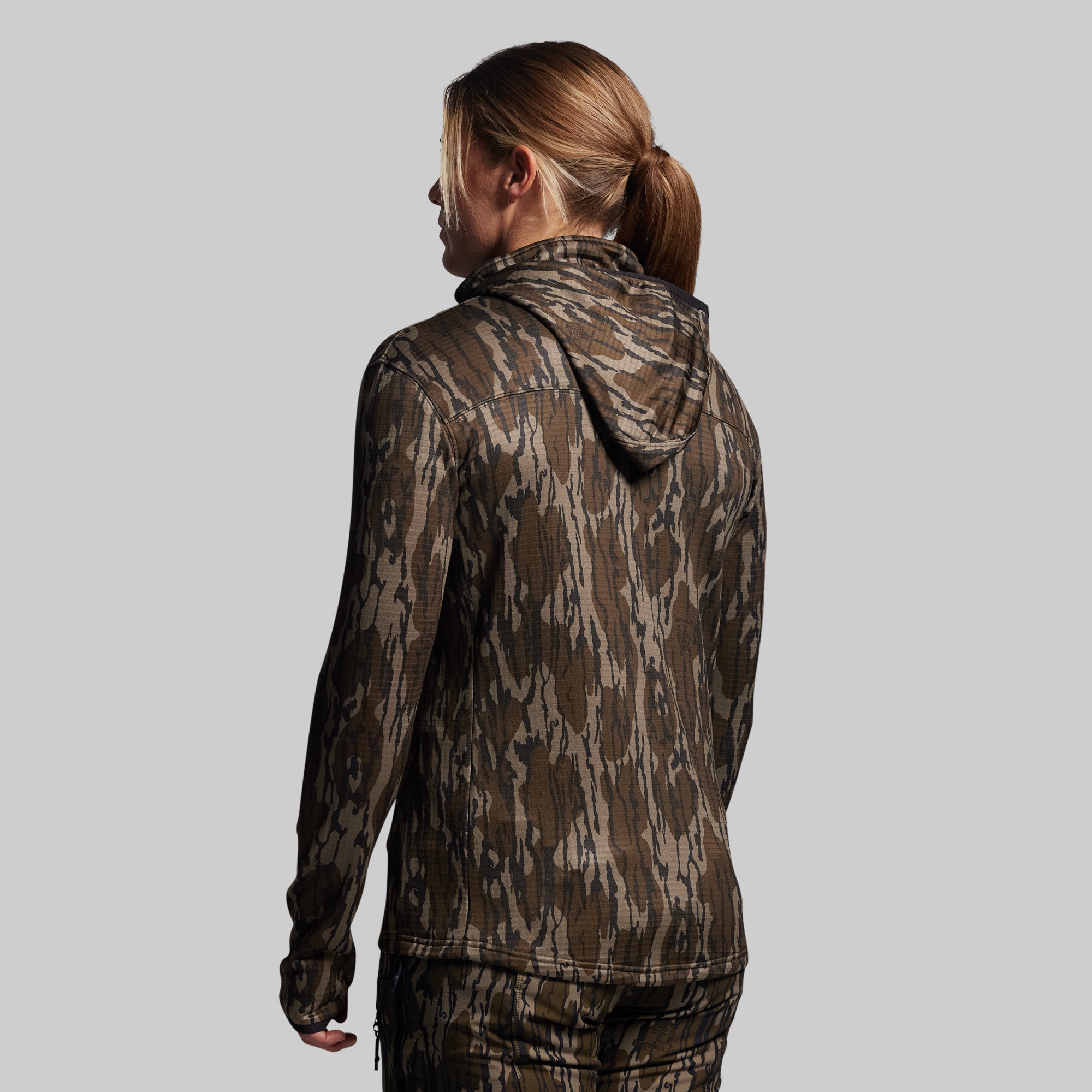 Women's Quiver Half Zip Hoodie 2.0 (Mossy Oak? Original Bottomland?) - Image 2