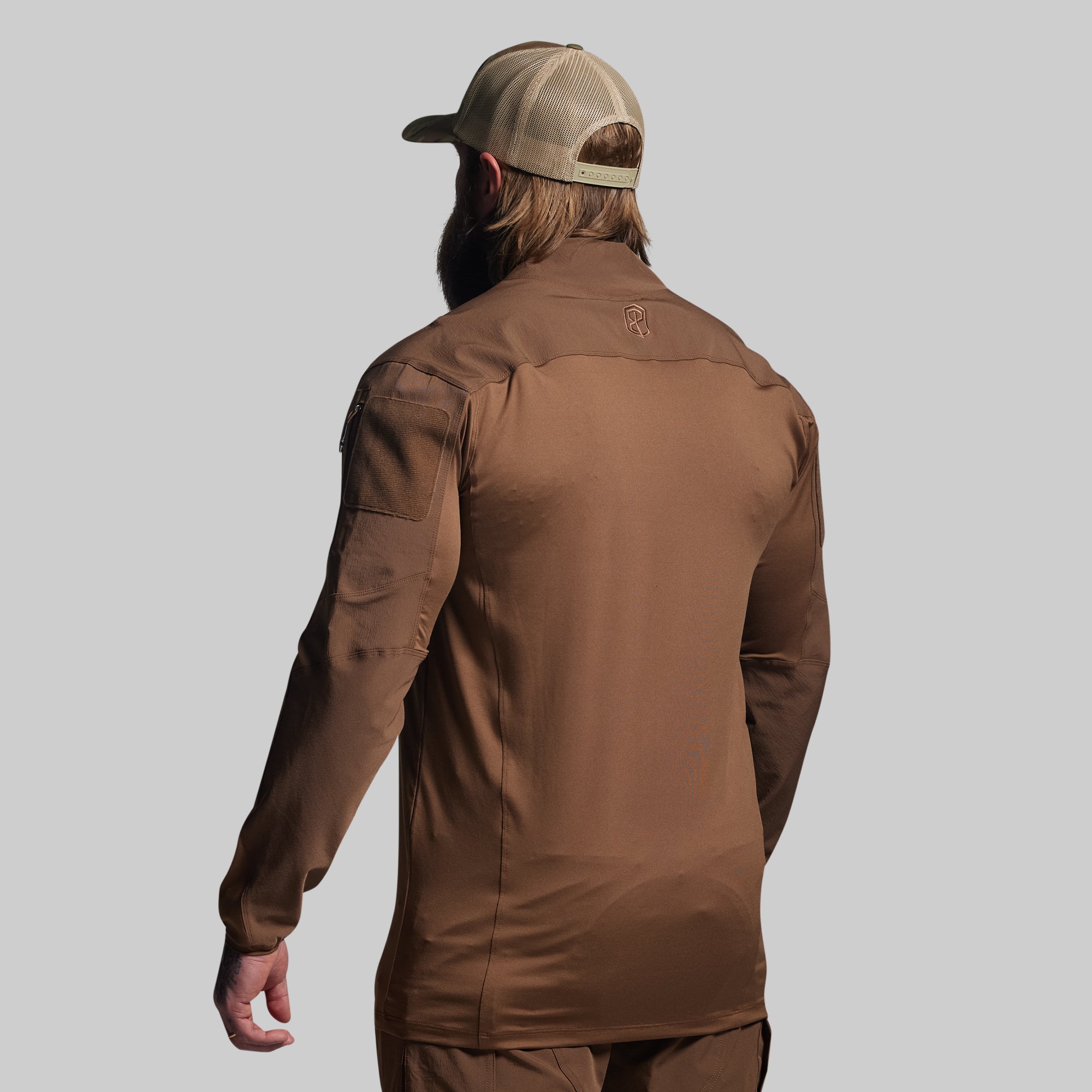 Long Sleeve Op Top (Coyote Brown) - Image 2