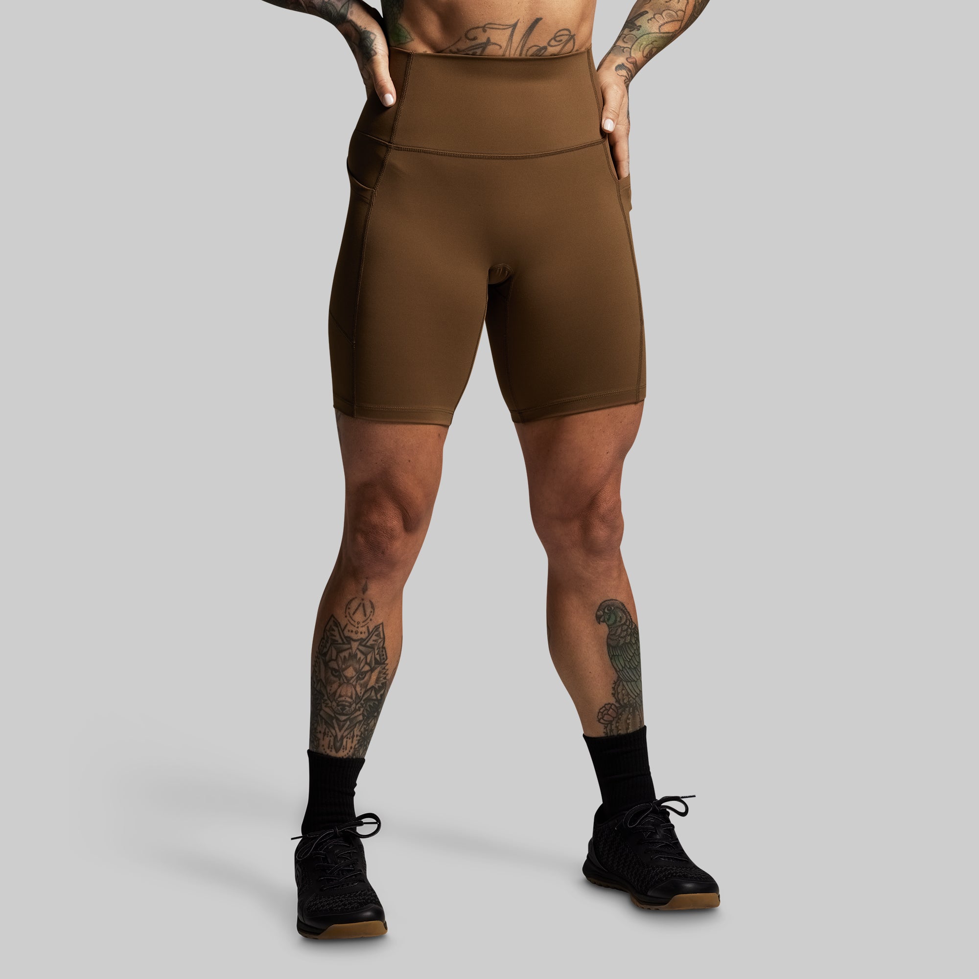 Tempo Biker Short (Coyote Brown) - Image 4