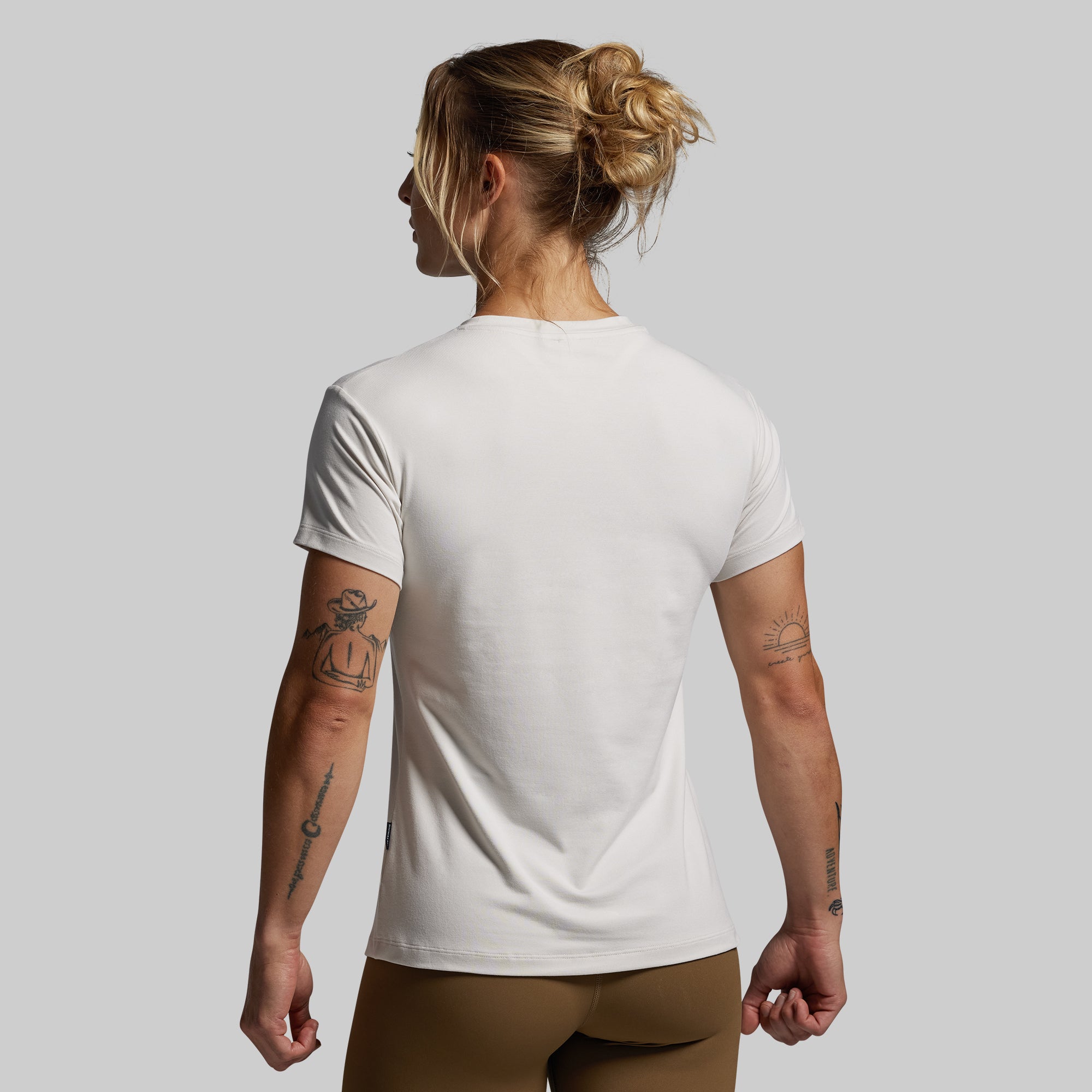 Women's BP Premium Basic Crew (Sand) - Image 2