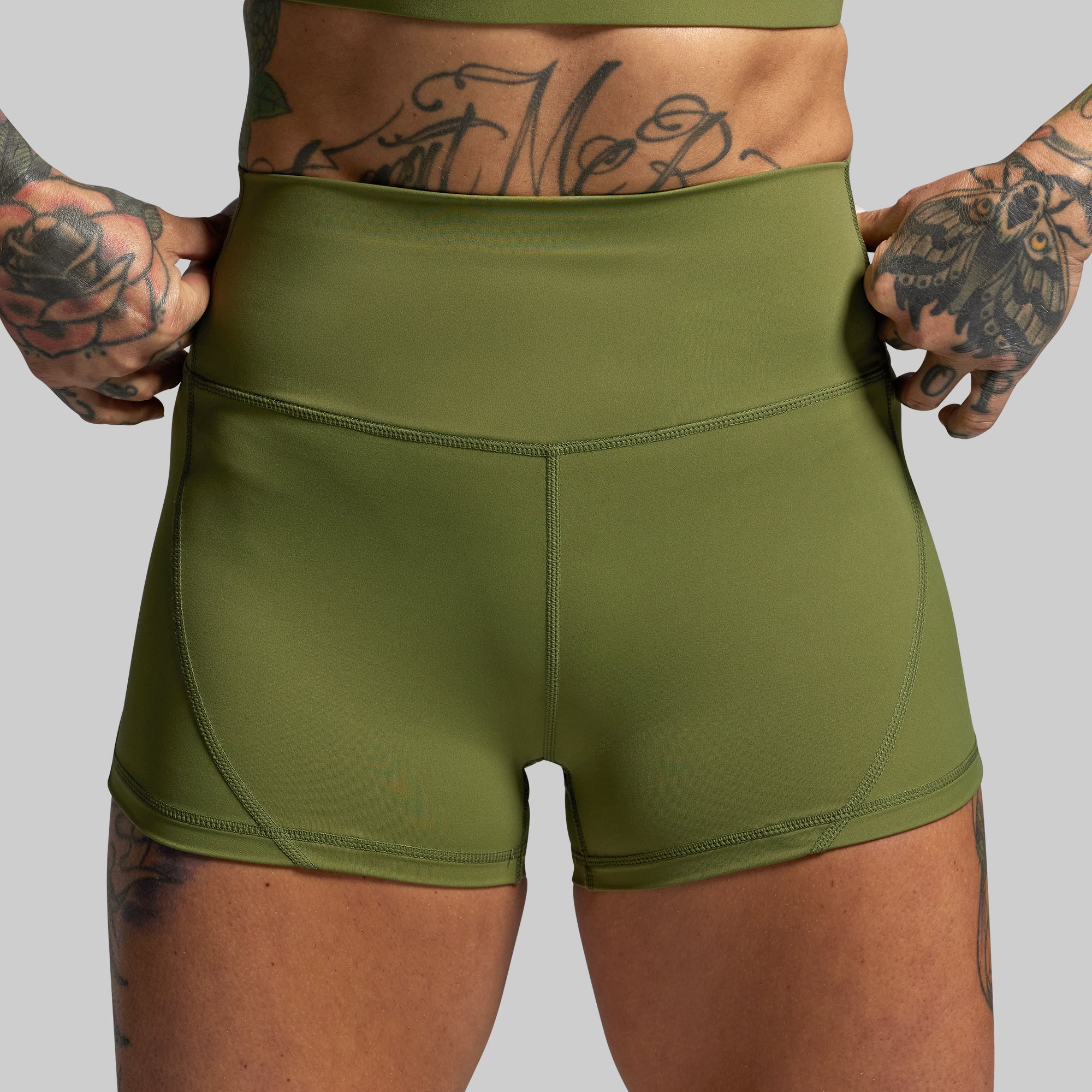 Your Go To Booty Short (Army Green)