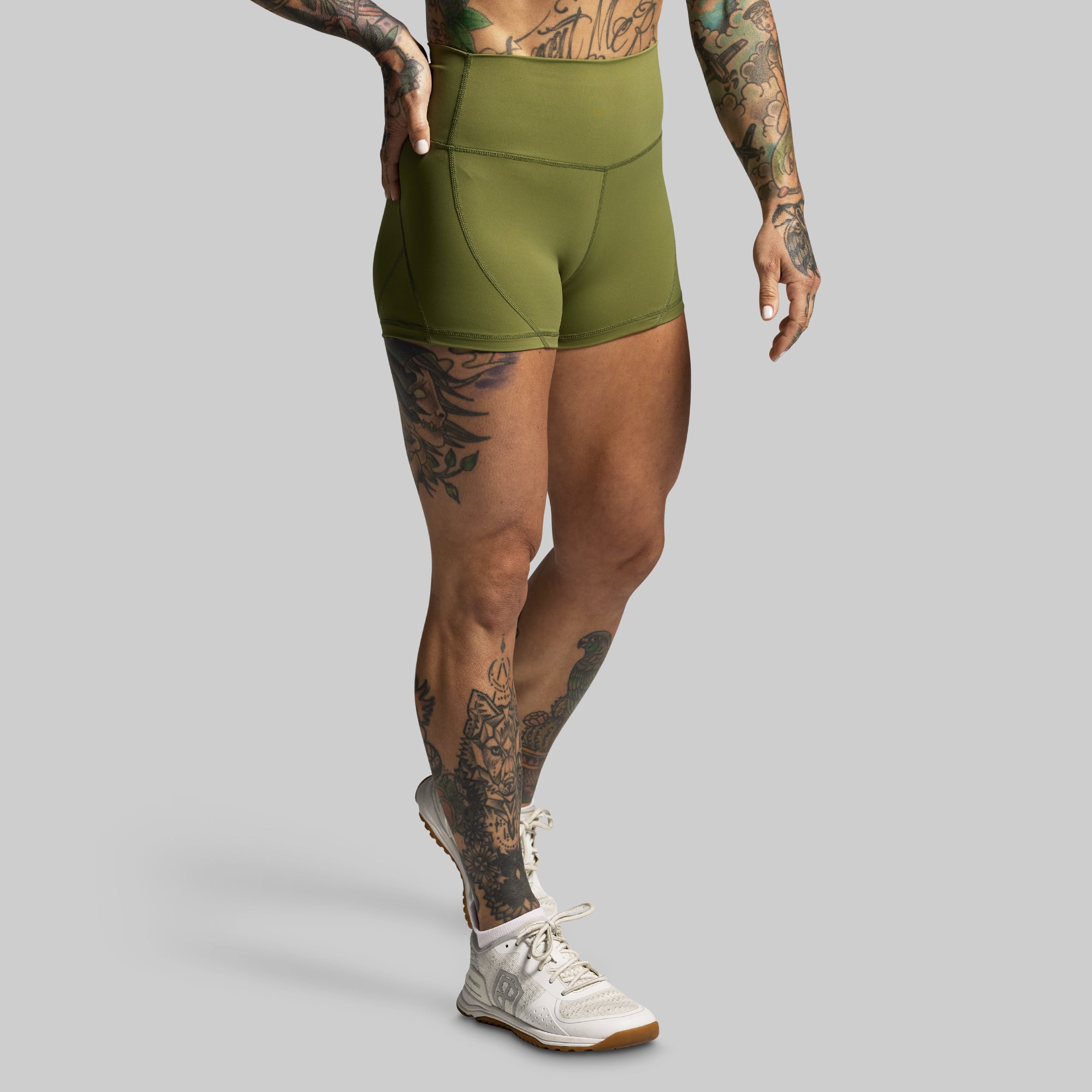 Your Go To Booty Short (Army Green) - Image 3