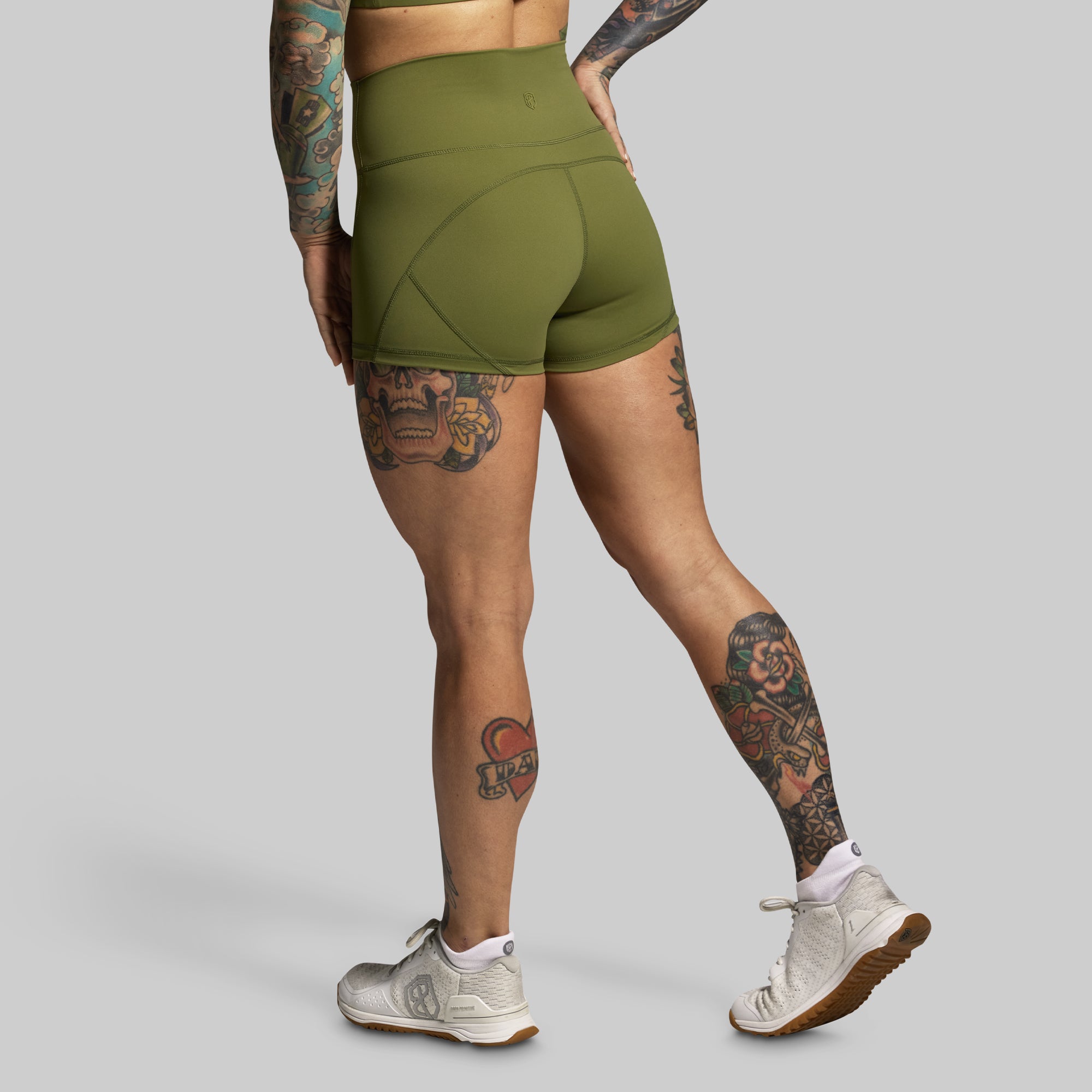 Your Go To Booty Short (Army Green) - Image 4