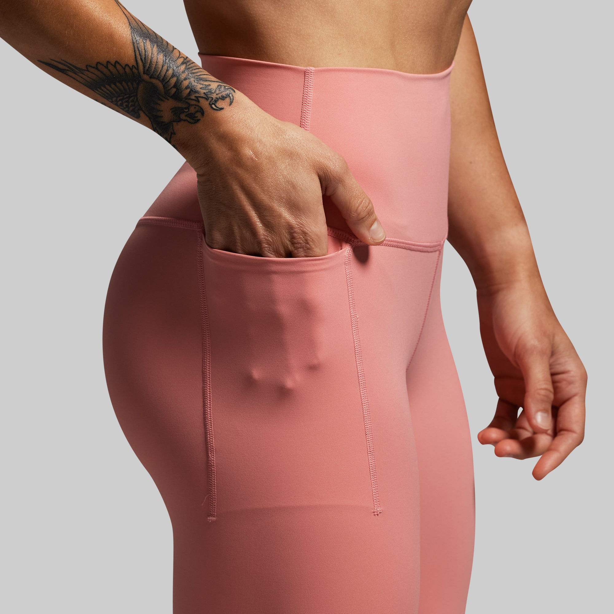 Your Go To Legging w/ Pockets 2.0 (Faded Rose) - Image 5