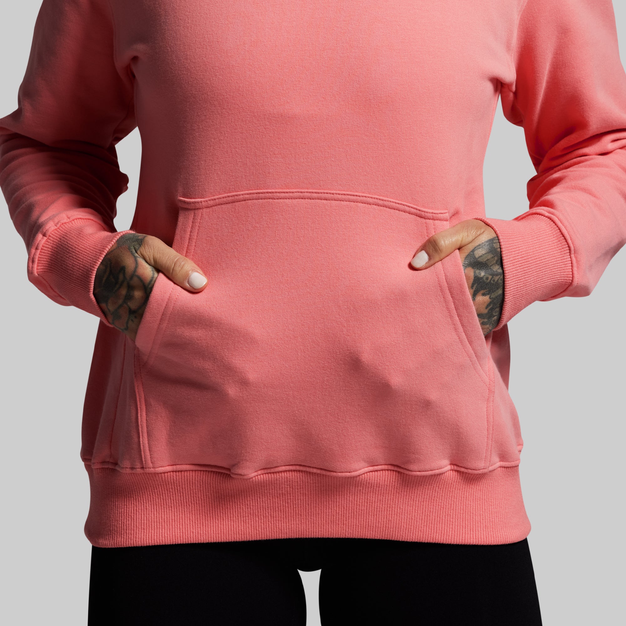 BP Classic Women's Unmatched Hoodie (Faded Rose) - Image 4