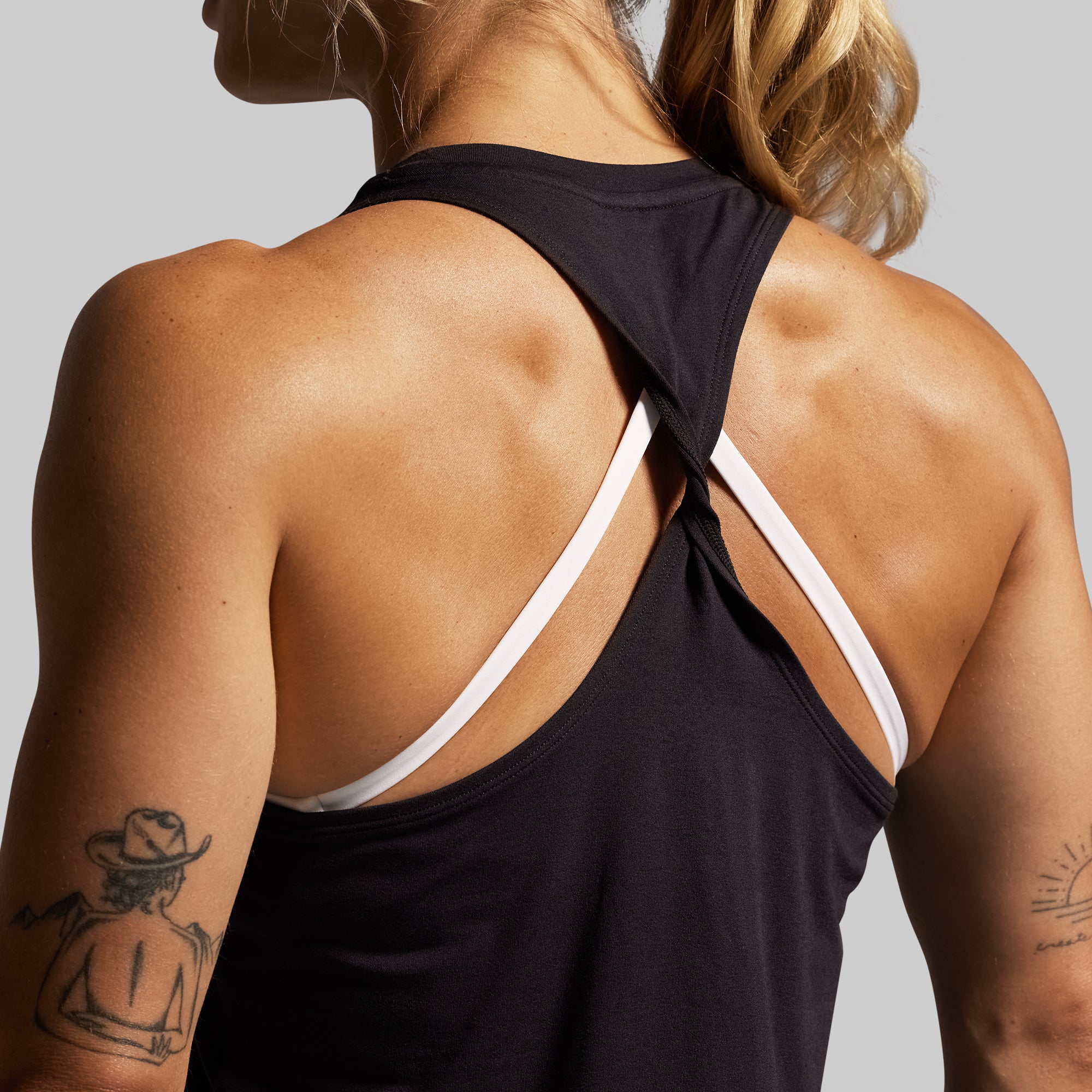 BP Premium Basic Twist Tank (Black) - Image 3