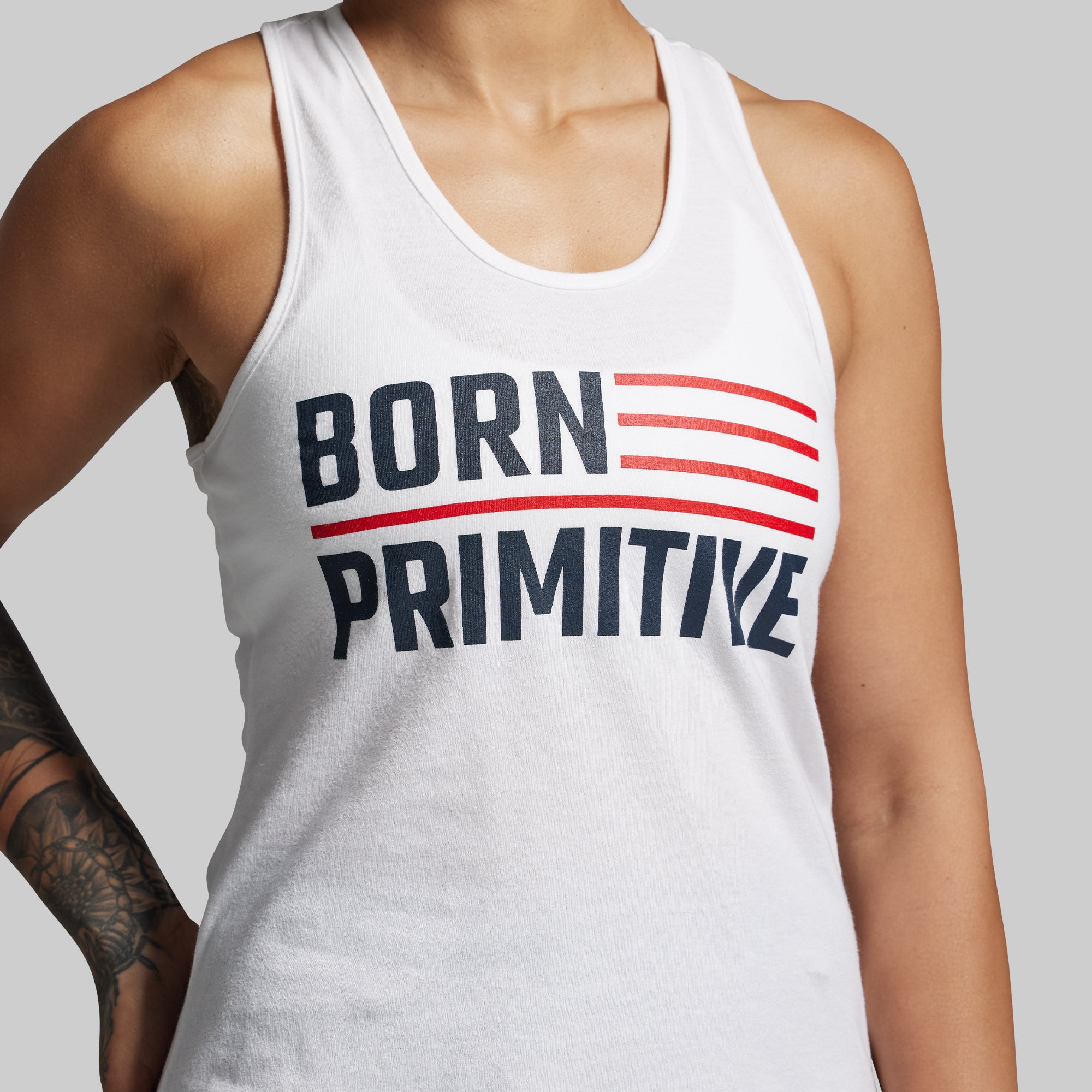 BP Flag Staple Tank (White) - Image 3