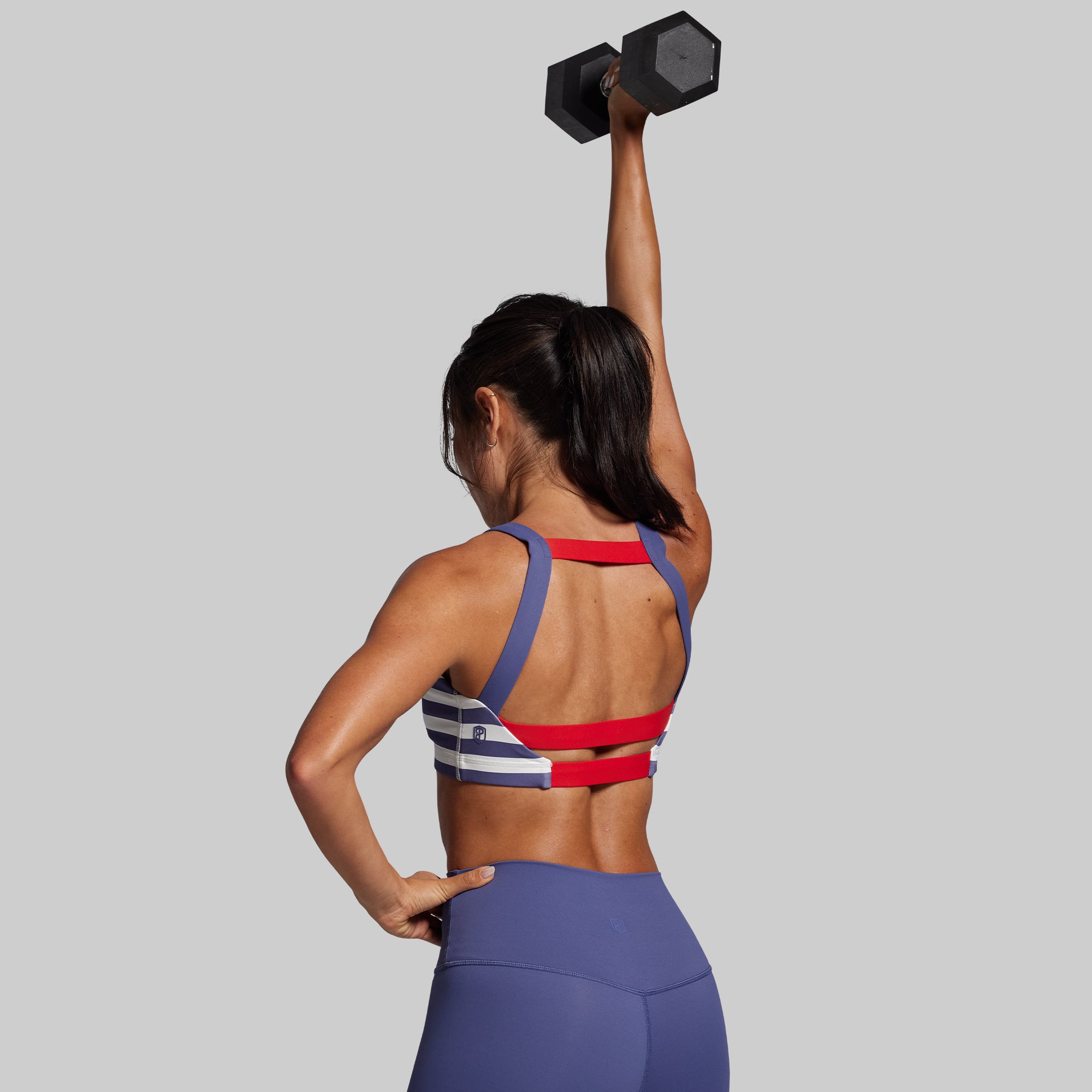 Moxie Sports Bra (Deep Sky Stripe) - Image 5