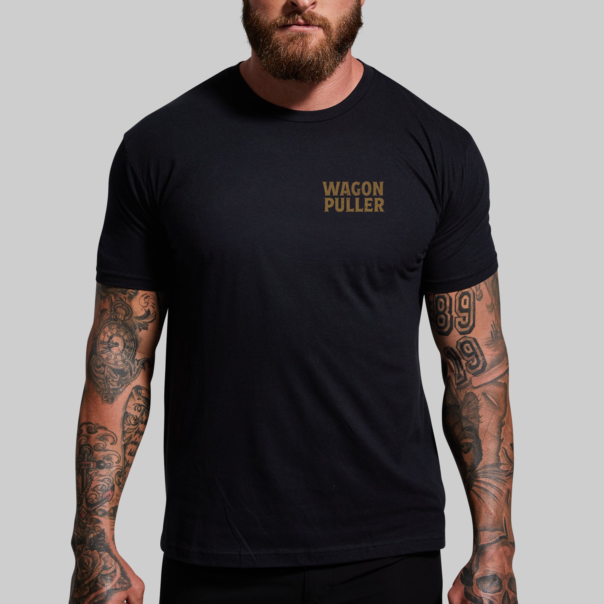Wagon Puller Tee (Black) - Image 2
