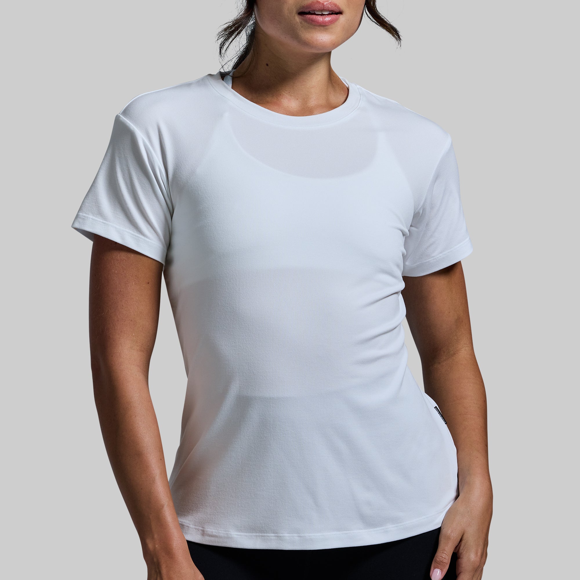 Women's BP Premium Basic Crew (White) - Image 3