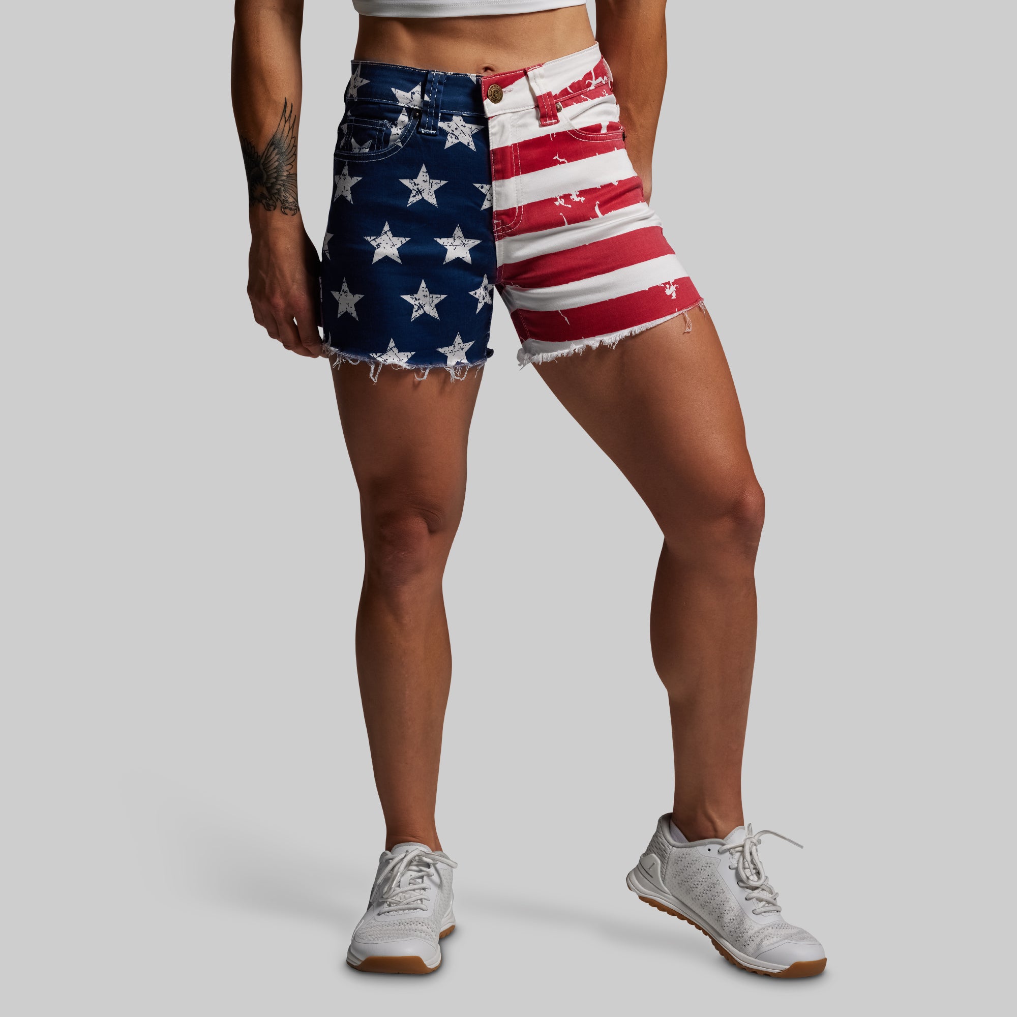 FLEX Stretchy Jean Short (American Flag) - Image 5