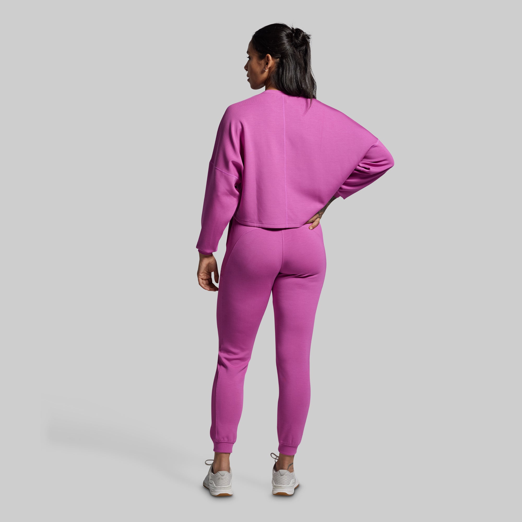 Lounge Lux Cropped Pullover (Viola) - Image 7