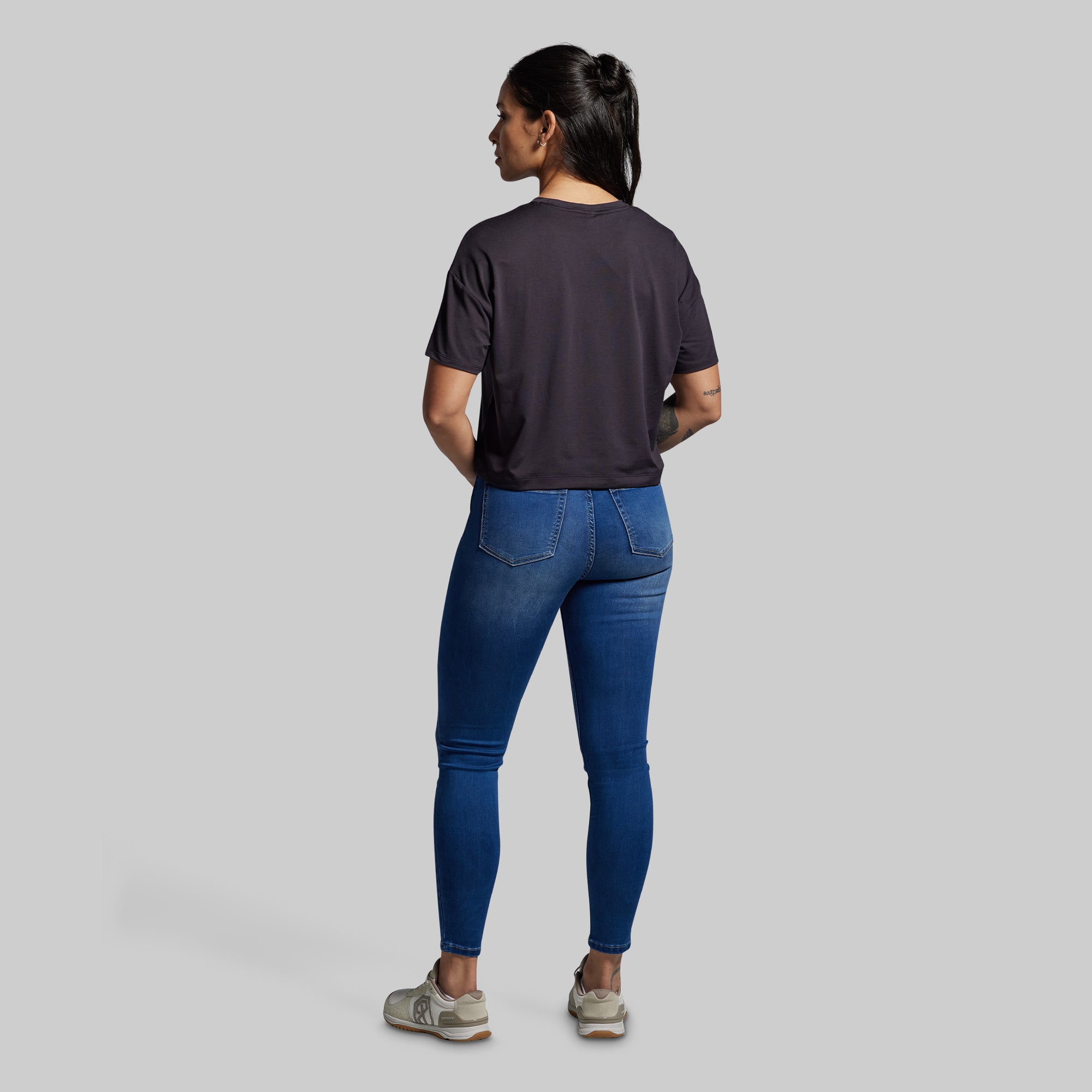 BP Premium Basic Crop Tee (Black) - Image 4