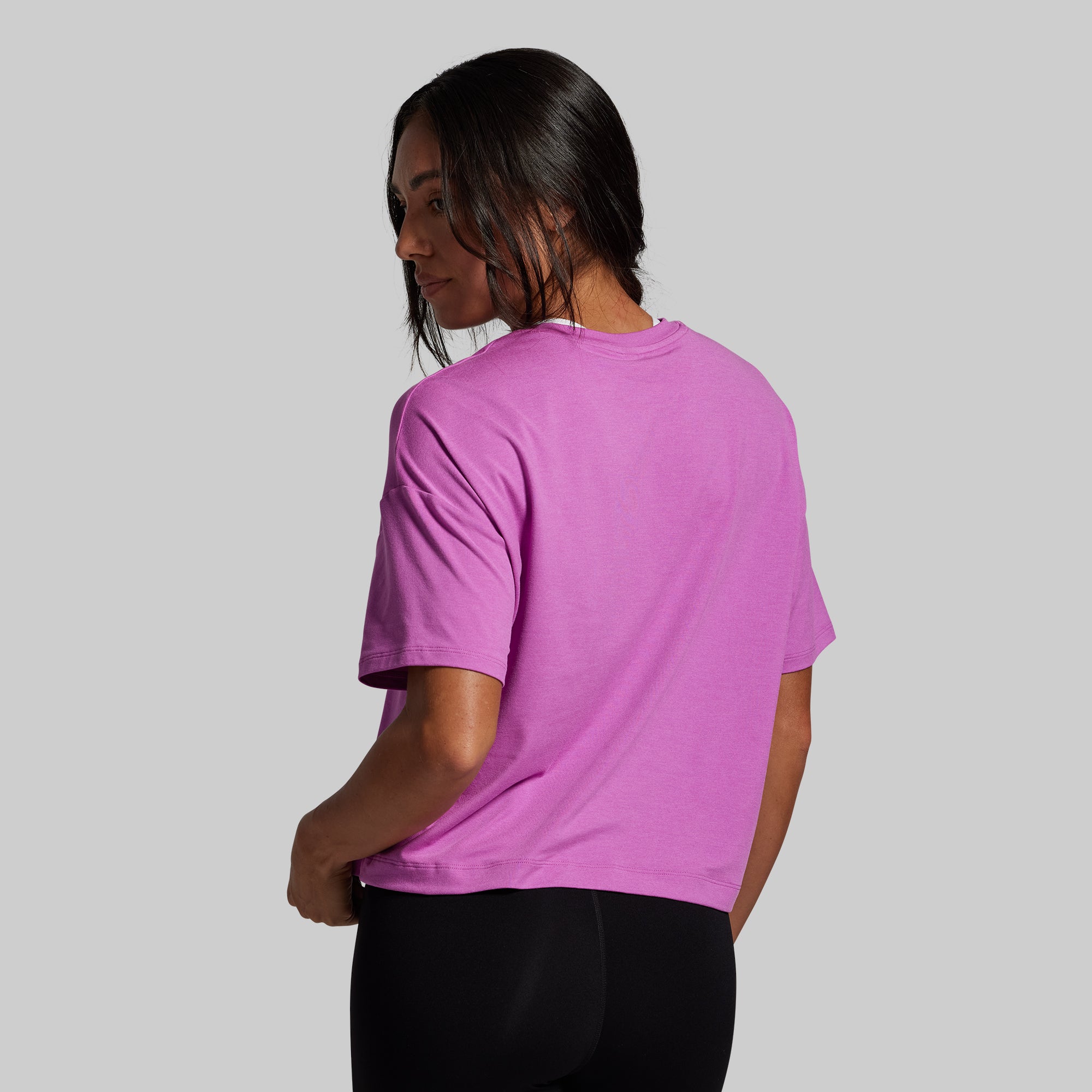 BP Premium Basic Crop Tee (Viola) - Image 2