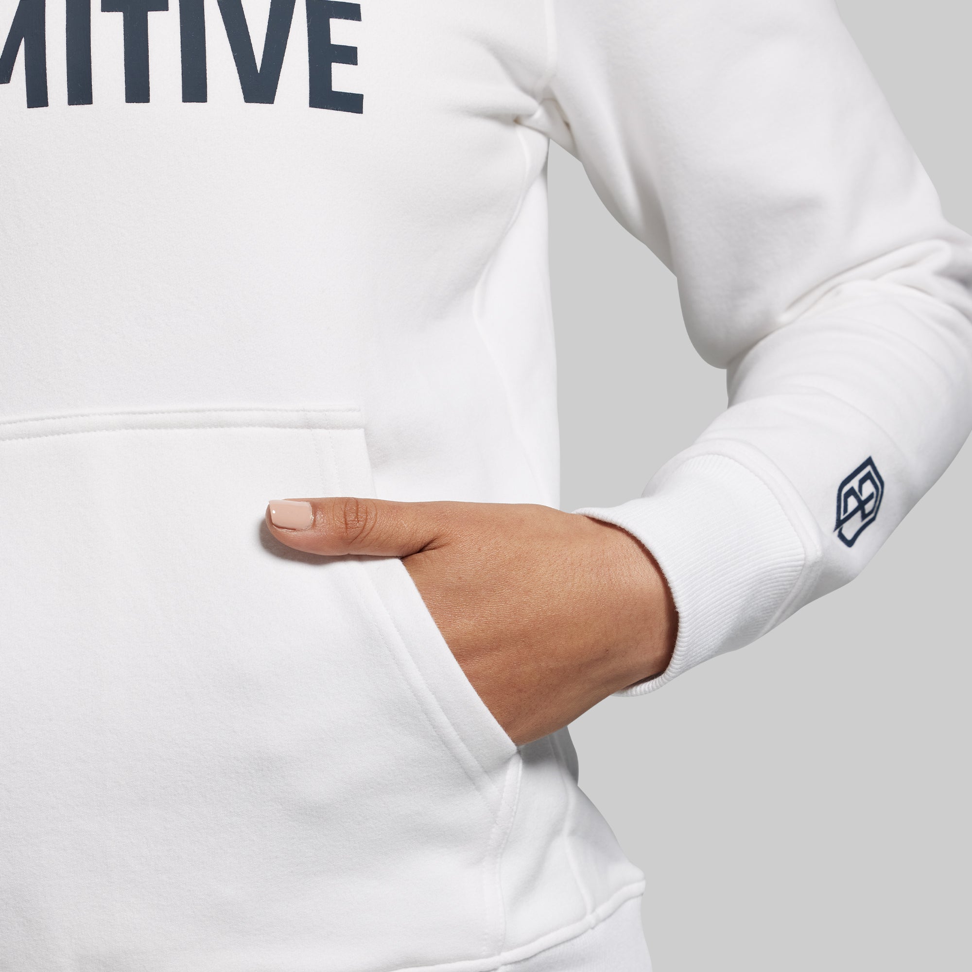 BP Flag Women's Unmatched Hoodie (White) - Image 4