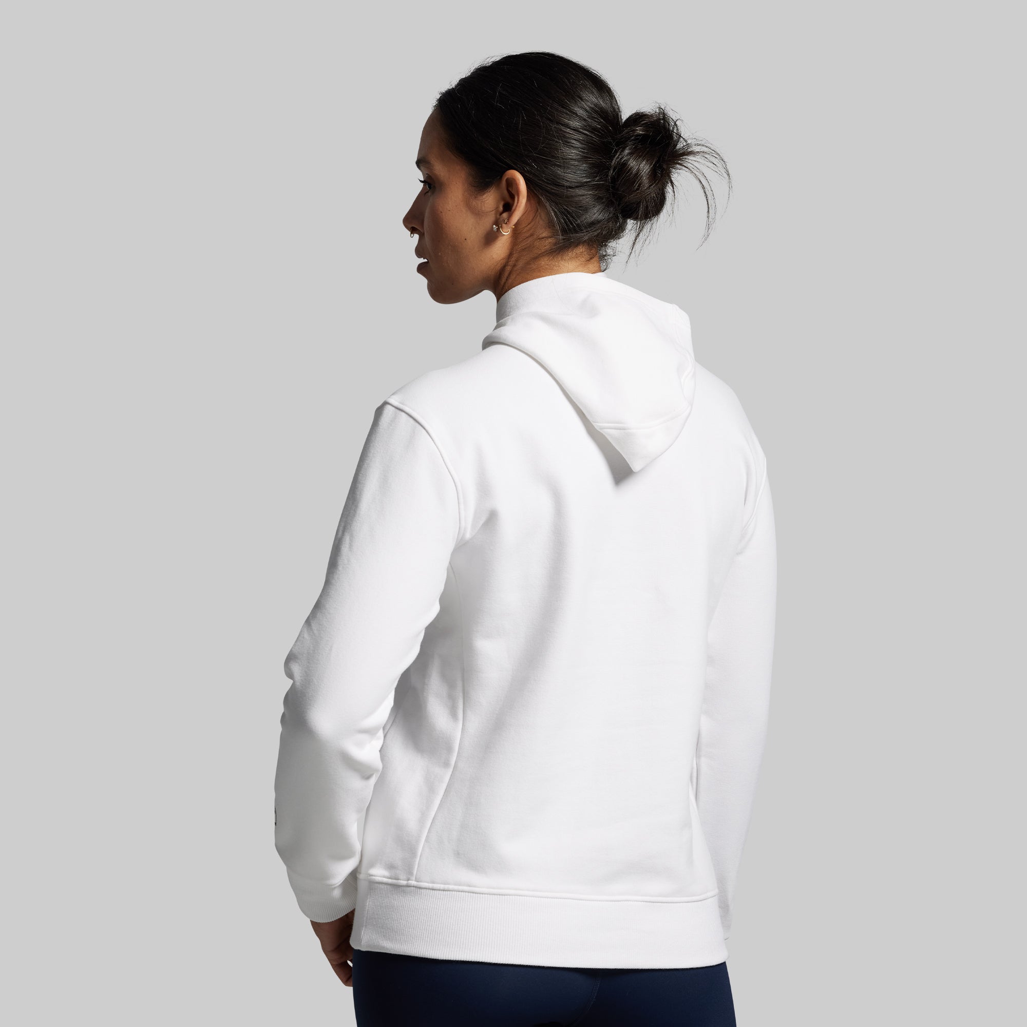 BP Flag Women's Unmatched Hoodie (White) - Image 2