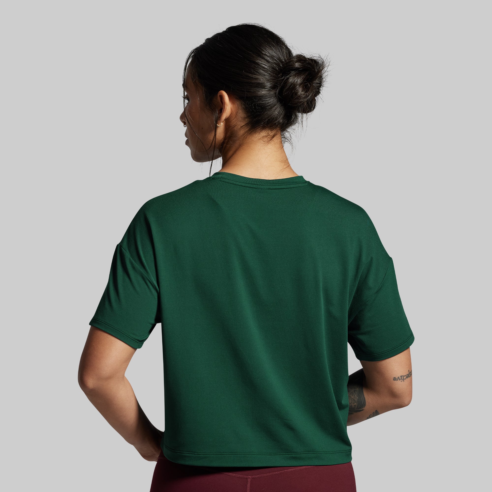 BP Premium Basic Crop Tee (Grove) - Image 2