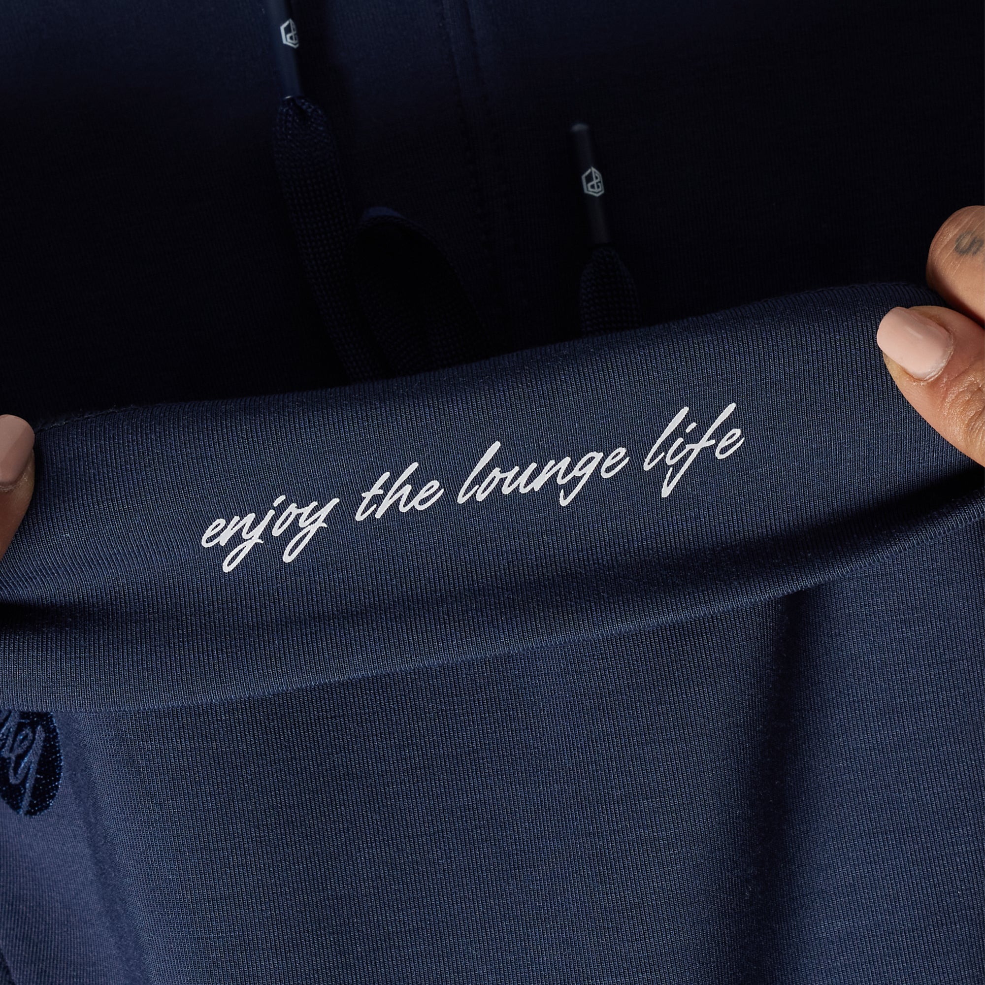 Lounge Lux Quarter Zip Pullover (BP Navy) - Image 6