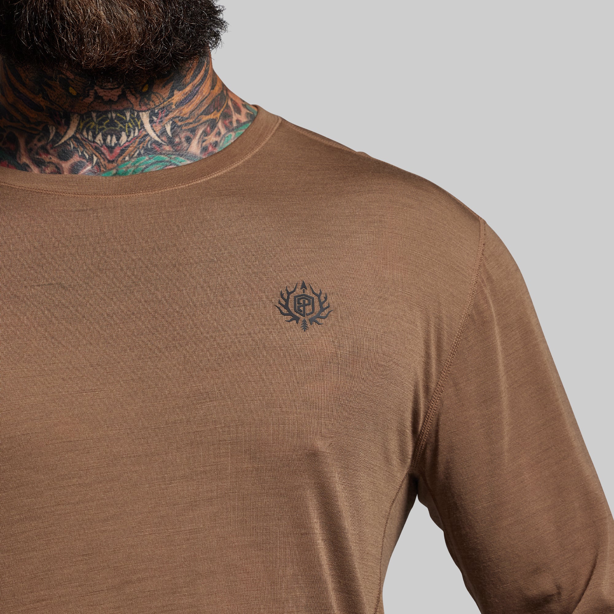 Ridgeline Merino Thermal Top 165 (Coyote Brown) - Image 3