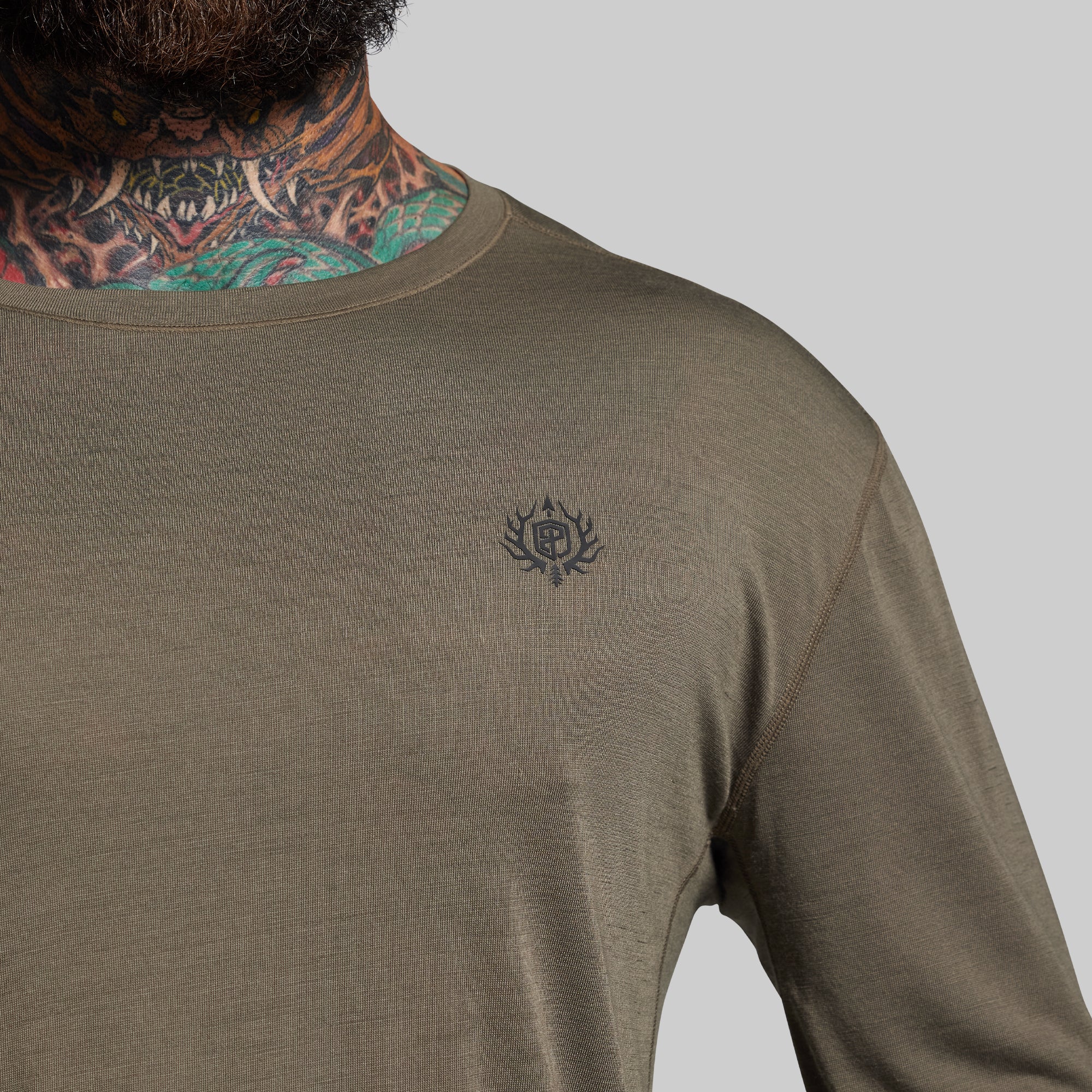 Ridgeline Merino Thermal Top 165 (OD Green) - Image 3
