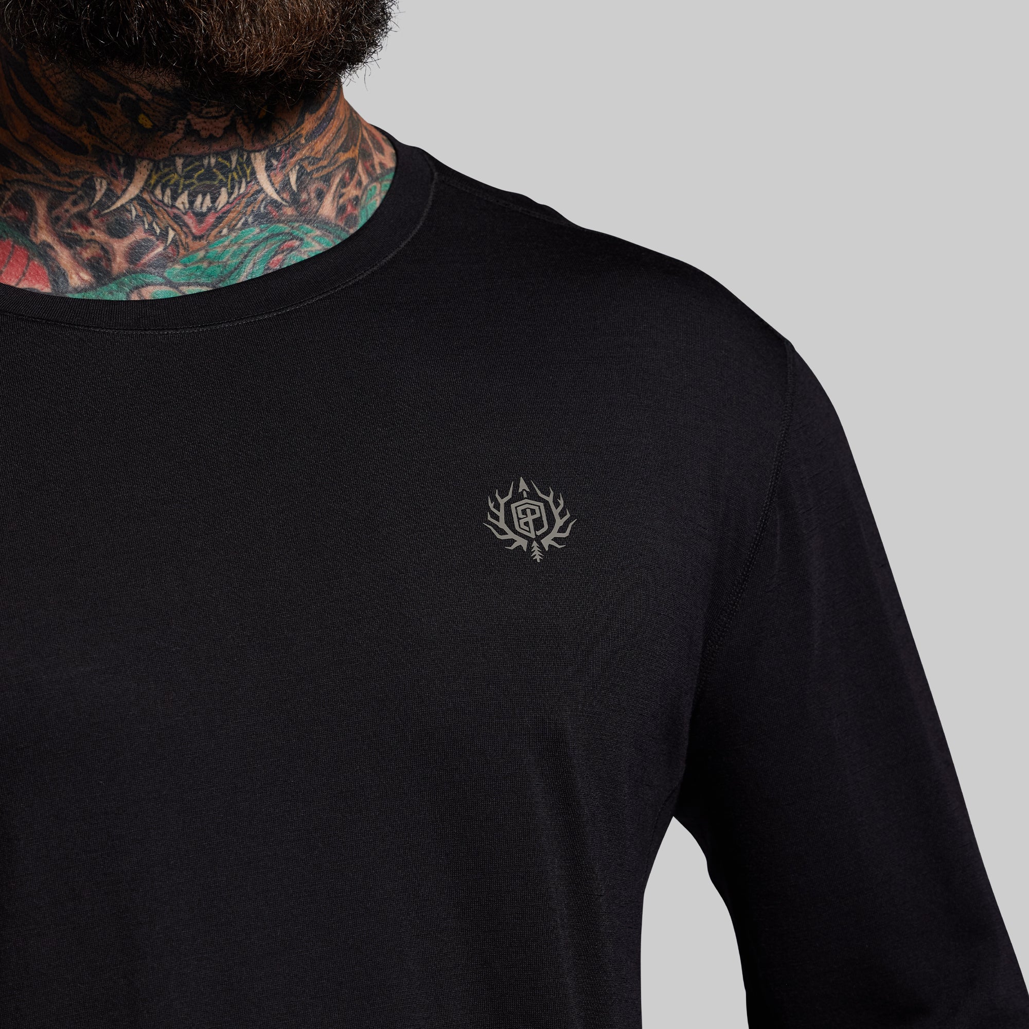 Ridgeline Merino Thermal Top 165 (Black) - Image 3