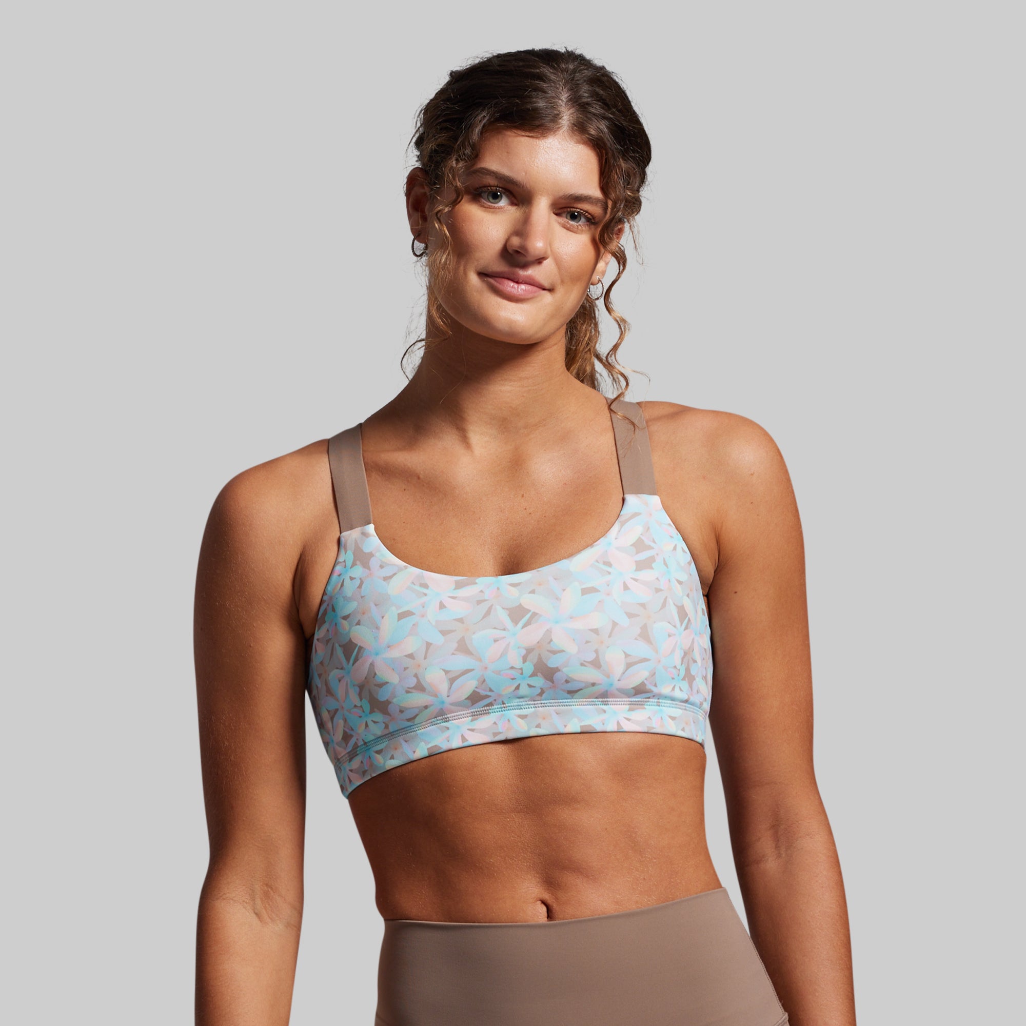 Moxie Sports Bra (Floral Blur)