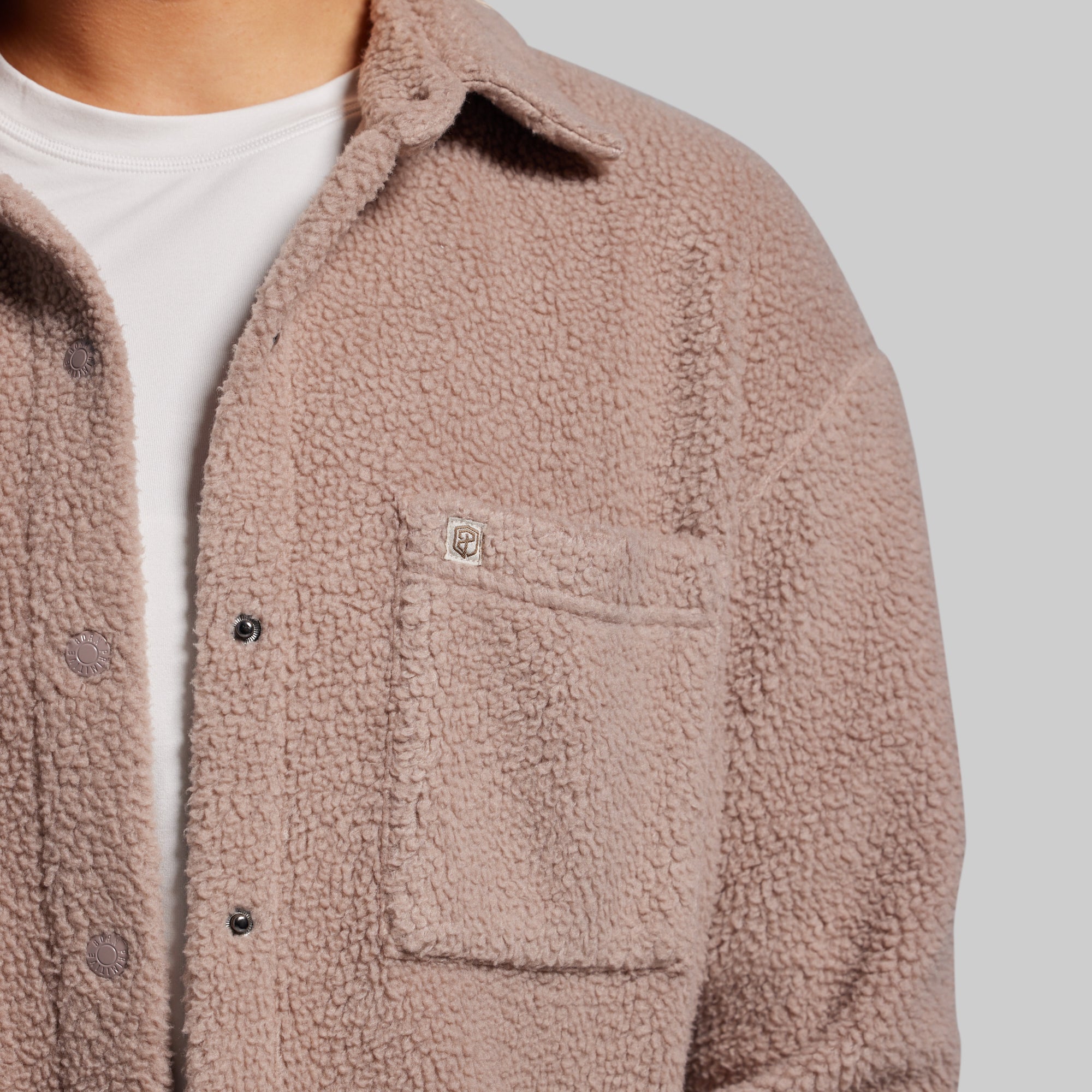 Between the Lines Fleece Jacket (Java) - Image 4